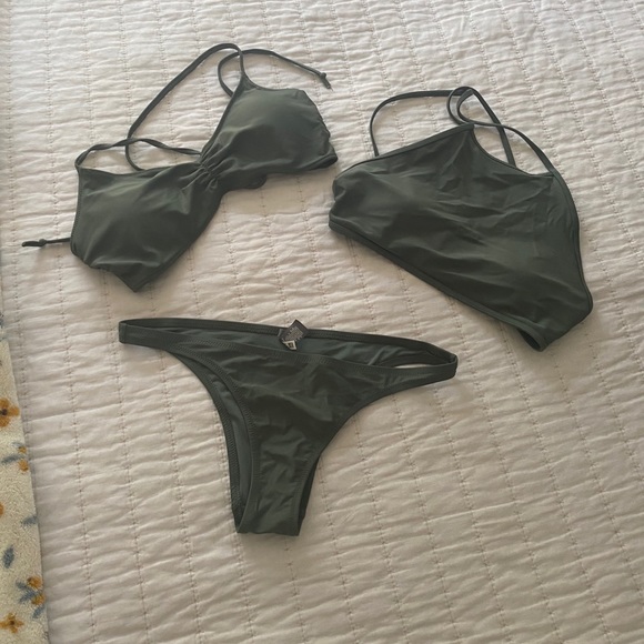aerie Other - Aerie olive green bikini bundle